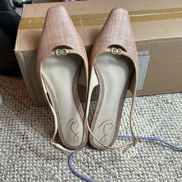 Sam Edelman Tan Slingback Flats - Picture 15 of 16